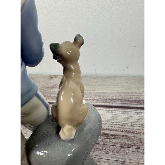 Lladro Seaside Serenade 9” tall Porcelain # 6197 Retired 1998 mint w/ Box - Picture 15 of 17